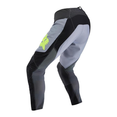 Spodnie cross FOX 180 FLOW BLACK/YELLOW czarny żółty