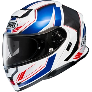 Kask szczękowy SHOEI NEOTEC 3 GRASP TC-10 biały niebieski czerwony