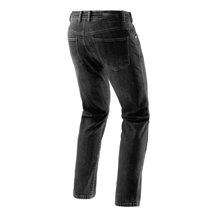 Jeansy motocyklowe REBELHORN CLASSIC MONOLAYER WASHED BLACK czarny