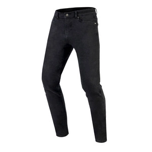 Jeansy motocyklowe OZONE STRIKER SLIM FIT BLACK czarny