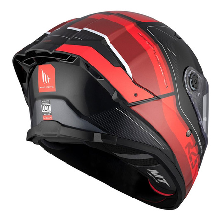 Kask integralny MT THUNDER 4 SV R25 BLACK/RED czarny czerwony