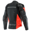 Kurtka skórzana DAINESE RACING 4 BLACK/RED czarny czerwony