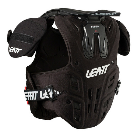 Buzer dziecięcy LEATT FUSION VEST 2.0 JUNIOR z osłoną szyi BLACK czarny