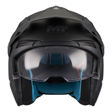 Kask otwarty MT DISTRICT SV S PURE A1 MATT czarny mat