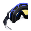 Gogle motocyklowe IMX SAND BLUE MATT/BLACK SZYBA BLUE IRIDIUM + CLEAR niebieski czarny