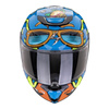 Kask integralny SCORPION EXO-JNR FUN BLUE/ORANGE niebieski pomarańczowy