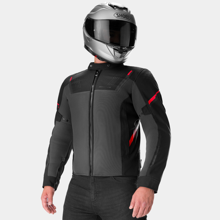 Kurtka tekstylna SHIMA RUSH 3.0 AIR G2 GREY/RED szary czerwony