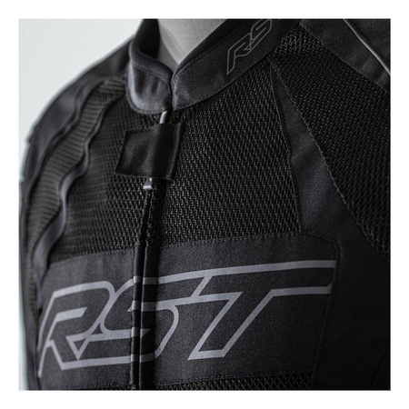 Kurtka tekstylna RST TRACTECH EVO 4 MESH LIGHTWEIGHT CE BLACK/BLACK/BLACK czarny