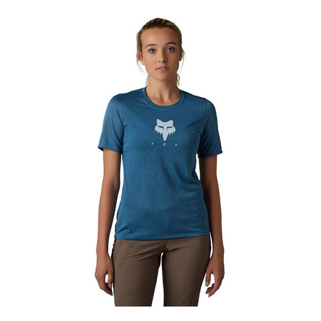 Koszulka rowerowa damska FOX LADY RANGER TRU DRI DARK SLATE granatowy