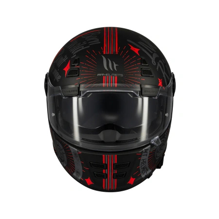 Kask integralny MT JARAMA SV ART. BLACK/RED czarny czerwony