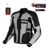 Kurtka tekstylna REBELHORN SCANDAL II SILVER/BLACK srebrny czarny