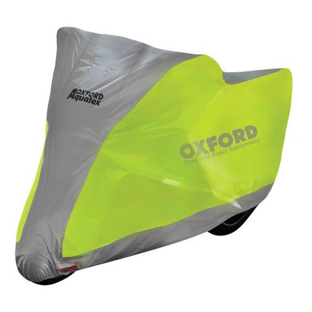 Pokrowiec na motocykl OXFORD AQUATEX FLUO srebrny żółty fluo