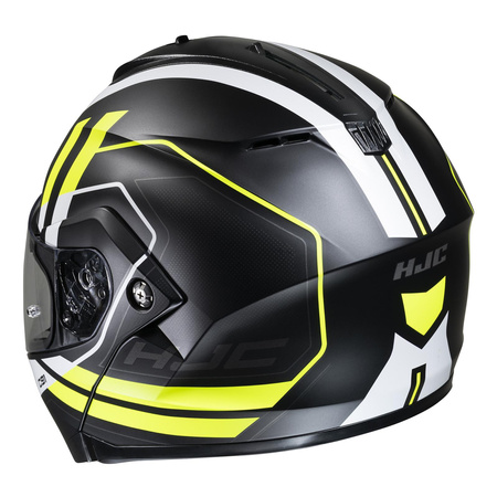 Kask szczękowy HJC C91 OCTO BLACK/YELLOW czarny żółty fluo biały