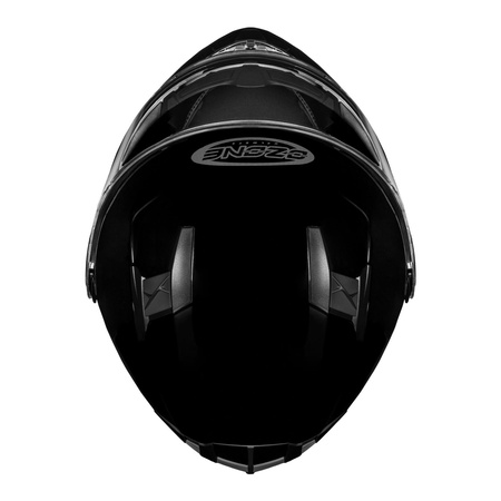 Kask szczękowy OZONE STORM GLOSS BLACK czarny