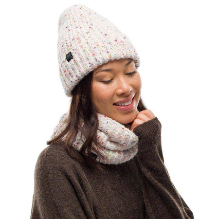 Czapka zimowa BUFF KNITTED & FLEECE BAND HAT KIM WHITE