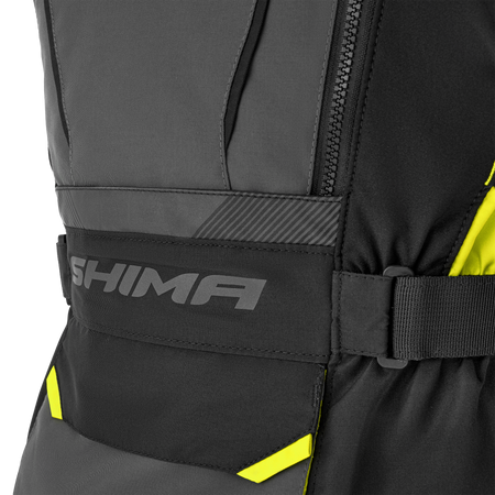 Kurtka tekstylna damska SHIMA HERO 2.0 LADY FLUO czarny szary żółty fluo
