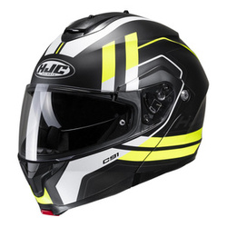 Kask szczękowy HJC C91 OCTO BLACK/YELLOW czarny żółty fluo biały