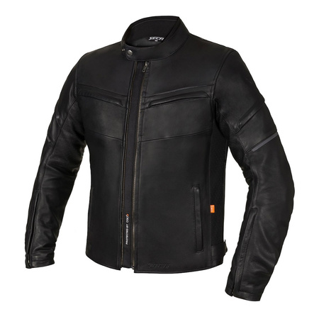 Kurtka skórzana SECA DARKSIDE TFL BLACK czarny