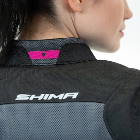 Kurtka tekstylna damska SHIMA RUSH 2.0 VENTED LADY PINK szary różowy czarny