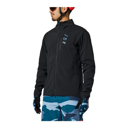 Kurtka rowerowa FOX RANGER FIRE BLACK/BLUE czarny niebieski
