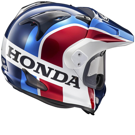 Kask cross ARAI TOUR-X4 HONDA AFRICA TWIN biały czerwony niebieski granatowy