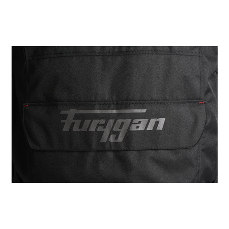 Kurtka tekstylna FURYGAN APALACHES BLACK czarny biały czerwony