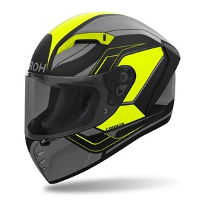 Kask integralny AIROH CONNOR DUNK YELLOW MATT szary żółty fluo