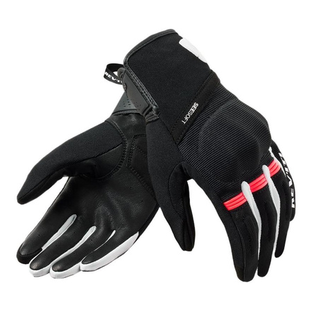 Rękawice miejskie damskie REVIT MOSCA 2 LADY BLACK/PINK czarny różowy