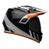 Kask integralny BELL MX-9 ADVENTURE MIPS DASH BLACK/WHITE/ORANGE biały czarny pomarańczowy
