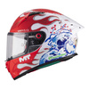 Kask integralny MT KRE+ S YAMANAKA RED/WHITE/BLUE czarny biały niebieski