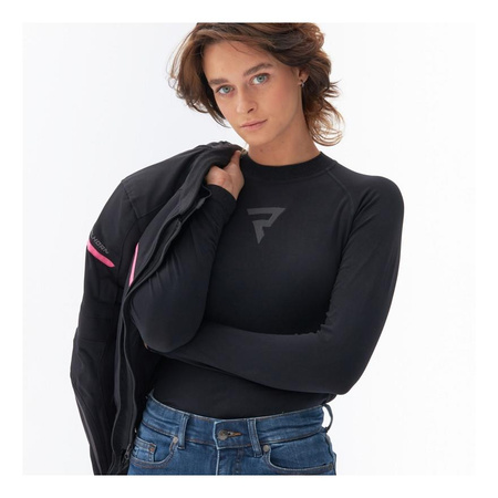 Koszulka termoaktywna damska REBELHORN FREEZE II LADY BLACK czarny