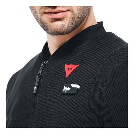 Kurtka tekstylna DAINESE SMART JACKET LS z poduszką powietrzną czarny