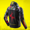 Kurtka tekstylna REBELHORN SLASH CYBERPUNK EDGERUNNERS 2 czarny biały szary czerwony fluo żółty fluo zielony