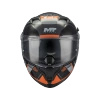Kask integralny MT BRAKER SV INCEPTION ORANGE/SILVER/GREY pomarańczowy srebrny czarny