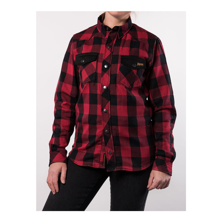 Koszula  damska BROGER ALASKA CASUAL LADY RED/BLACK czerwony czarny