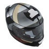 Kask integralny NZI EURUS 4 STREAM VANGUARD BLACK SAND RED TINTED MATT czarny beżowy czerwony