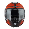 Kask szczękowy NZI COMBI 3 DUO METRIC BLACK RED MATT czarny czerwony