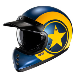 Kask integralny HJC V60 NYX BLUE/YELLOW niebieski żółty