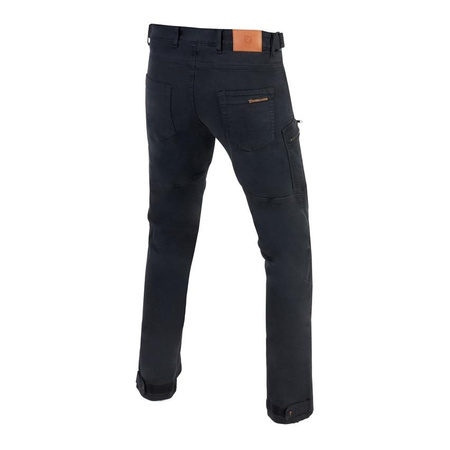 Jeansy motocyklowe REBELHORN URBAN III WASHED BLACK czarny