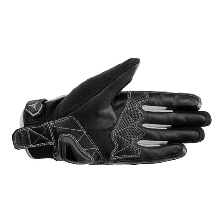 Rękawice miejskie damskie SECA X-STRETCH LADY TITANIUM czarny grafitowy szary