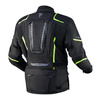 Kurtka tekstylna REBELHORN HIKER III BLACK/FLO YELLOW czarny żółty fluo