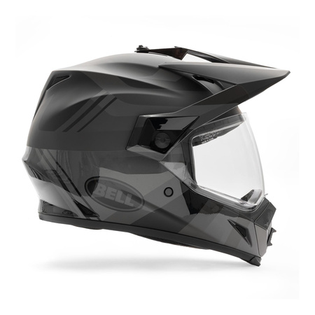 Kask integralny BELL MX-9 ADVENTURE MIPS MAURAUDER BLACKOUT MATTE BLACK/GLOSS BLACK czarny