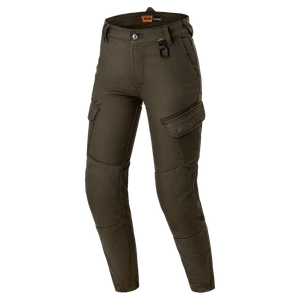 Jeansy motocyklowe damskie SHIMA RECON LADY GREEN zielony
