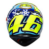 Kask integralny AGV K3 SV ROSSI WINTER TEST 2016 niebieski granatowy biały żółty fluo
