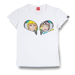 Koszulka T-shirt damski DAVCA ON BOARD biały