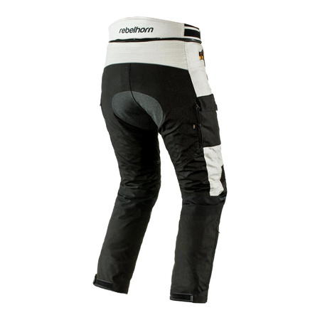 Spodnie tekstylne REBELHORN HARDY PRO BLACK/GREY czarny szary