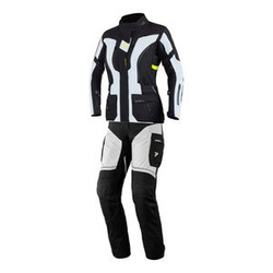 Kombinezon tekstylny damski REBELHORN HARDY II LADY GREY/BLACK/FLO YELLOW czarny szary żółty fluo