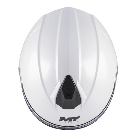 Kask szczękowy MT GENESIS R SV PURE A0 GLOSS biały