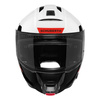 Kask szczękowy SCHUBERTH C5 ECE ECLIPSE RED biały czarny czerwony