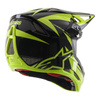 Kask rowerowy ALPINESTARS MISSILE TECH BLACK/FLUO YELLOW czarny żółty fluo